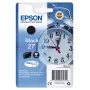Epson Alarm clock pack individual preto 27 DURABrite Ultra tinta, capacidade padrão, preto, tinta pigmentada, 6,2 ml, 1 unid., 350 páginas