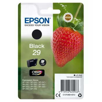 Epson Strawberry pack individual preto 29 Claria Home tinta