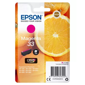 Epson Oranges pack individual magenta 33 Claria Premium tinta