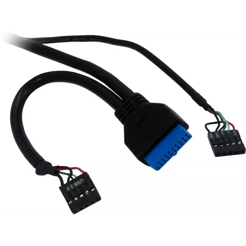 Leitor de cartões Inter-Tech CI-01 USB 3.2 Gen 1 interno preto