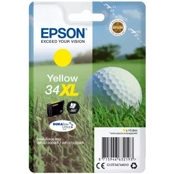Cartucho Epson 34XL amarelo 950 páginas C13T34744010
