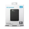 Armazenamento portátil WESTERN DIGITAL - WD Elements - 2TB - USB-A 3.0