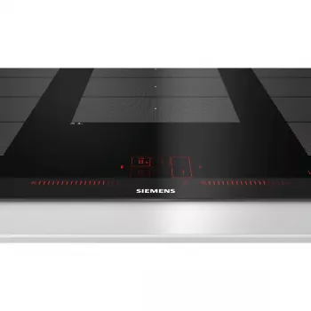 Placa Siemens EX975LXC1E preto, aço inoxidável placa de indução encastrável com 5 zonas