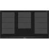 Placa Siemens EX975LXC1E preto, aço inoxidável placa de indução encastrável com 5 zonas