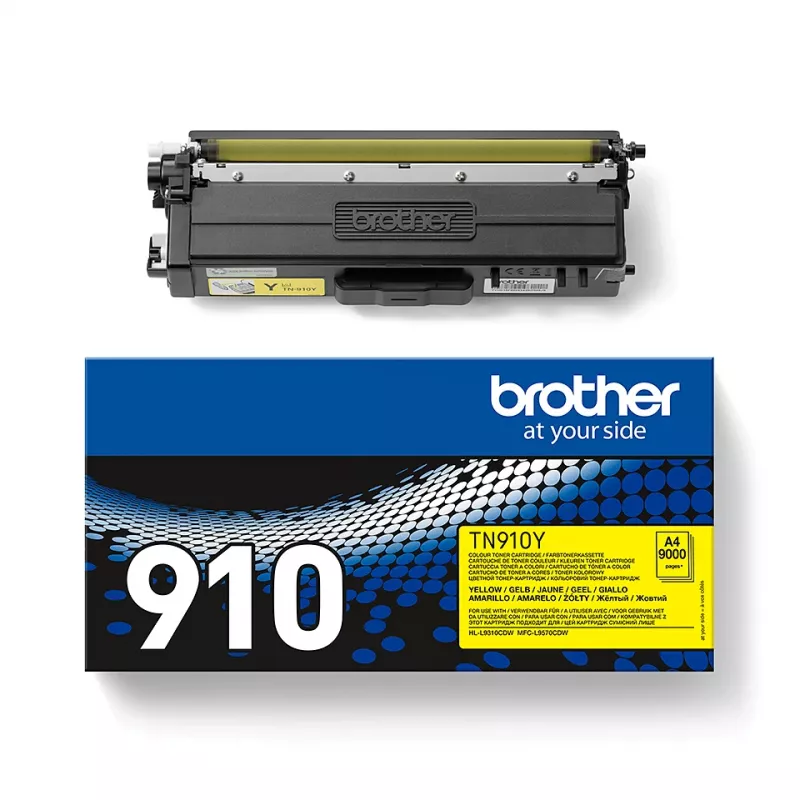 Toner Brother TN910Y Ultra Jumbo 10000 páginas amarelo