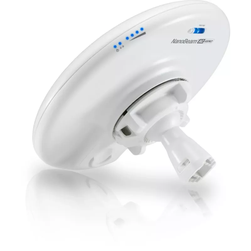 Ponto de acesso UBIQUITI NETWORKS Nano Beam Ac Gen2 Nbe-5ac-gen2 Airmax Atheros MIPS 74kc branco