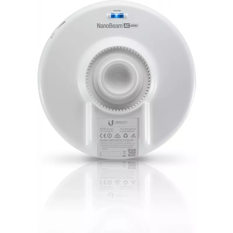 Ponto de acesso UBIQUITI NETWORKS Nano Beam Ac Gen2 Nbe-5ac-gen2 Airmax Atheros MIPS 74kc branco