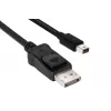 Cabo CLUB3D Mini DisplayPort para DisplayPort 1.4 HBR3 8K60Hz, 2 metros / 6,56 pés