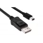 Club 3D CAC-1115 cabo de Mini DisplayPort 1.4 para DisplayPort 1.4, HBR3, 8K60Hz, 2 m, preto