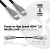 Club 3D CAC-1311 cabo Premium High Speed HDMI 2.0, 4K60Hz, macho/macho, 1 m, preto