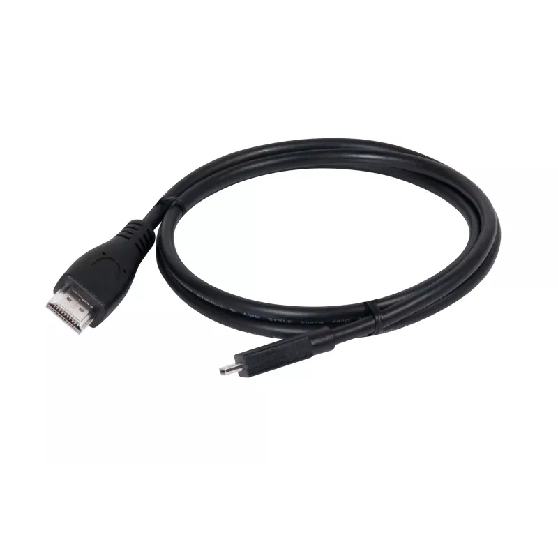 Club 3D CAC-1351 cabo de Micro HDMI para HDMI 2.0, 4K60Hz, macho/macho, 1 m, preto