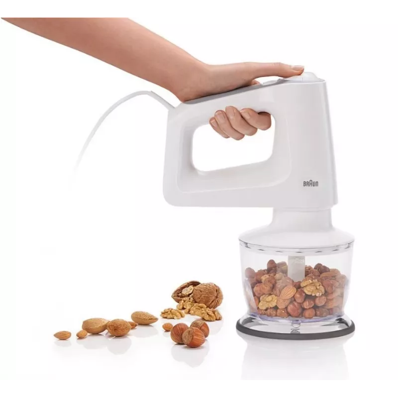 Batedeira Braun HM 3135 WH 500 W cinzento, branco