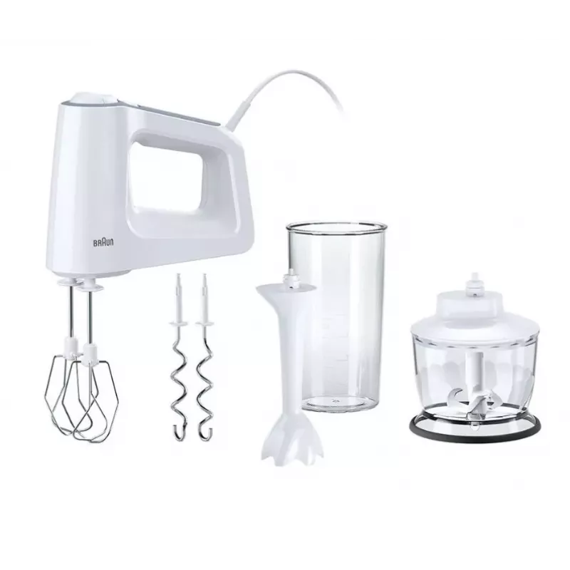 Batedeira Braun HM 3135 WH 500 W cinzento, branco
