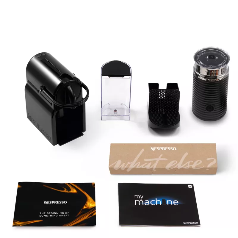 Máquina de café expresso de cápsulas De’Longhi Inissia EN 80.BAE, Nespresso, depósito de água 0,7 L, 19 bar, preto