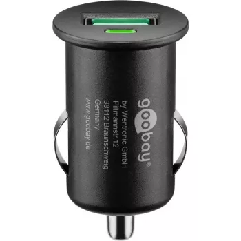 Carregador de automóvel Goobay 18 W Quick Charge 3.0 preto