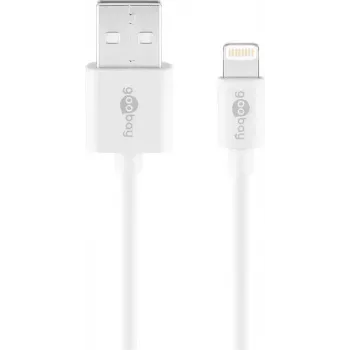 Cabo de carregamento e sincronização Lightning USB Goobay 72909