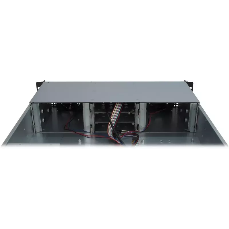 Caixa de servidor Inter-Tech 2U-20240 Rack preto