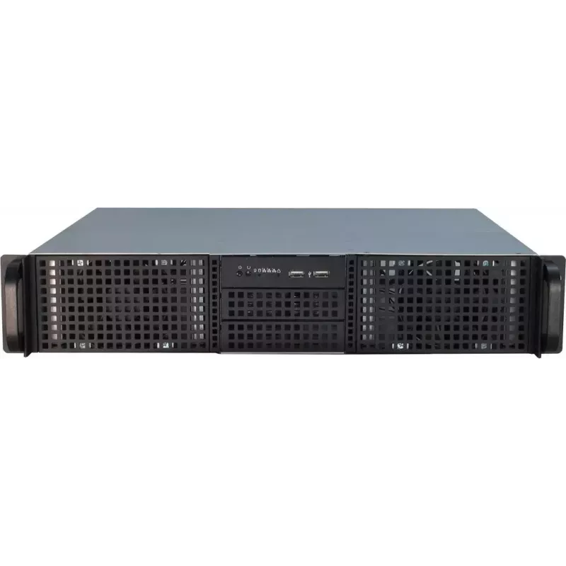 Caixa de servidor Inter-Tech 2U-20240 Rack preto