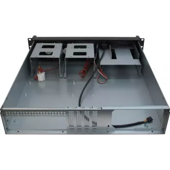 Caixa de servidor Inter-Tech 2U-2098-SK Rack preto