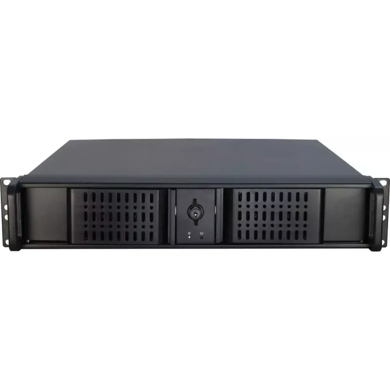 Caixa de servidor Inter-Tech 2U-2098-SK Rack preto