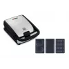 Máquina de sanduíches Tefal Snack Collection SW852D 700 W preto, aço inoxidável