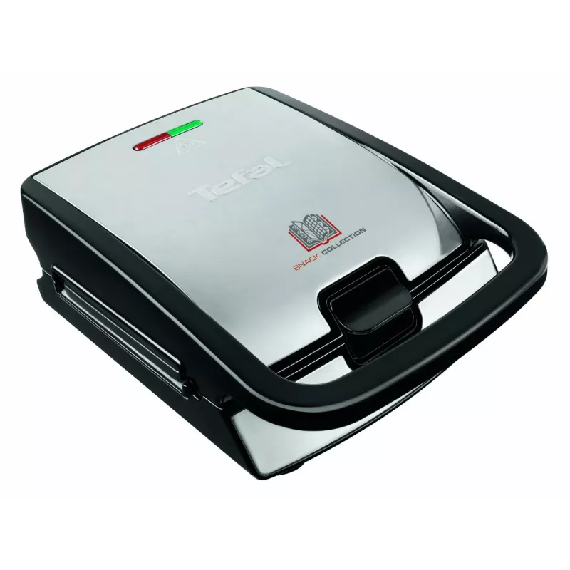 Máquina de sanduíches Tefal Snack Collection SW852D 700 W preto, aço inoxidável