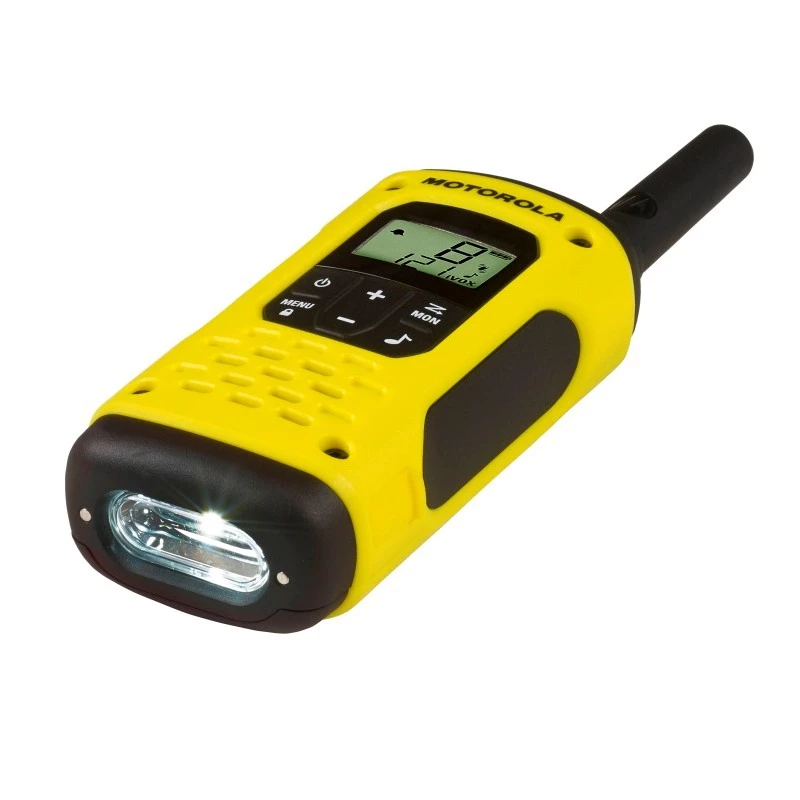 Rádio Motorola Talkabout T92 H2O 16 canais 446,00625 - 446,19375 MHz preto, amarelo