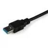 Cabo SATA para USB StarTech.com com UASP, preto, 6 Gbit/s, CE, FCC, 0 – 60 °C, -10 – 70 °C, 49 mm