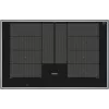 Placa Siemens EX845LYC1E preto, aço inoxidável placa de indução de encastrar 4 zonas