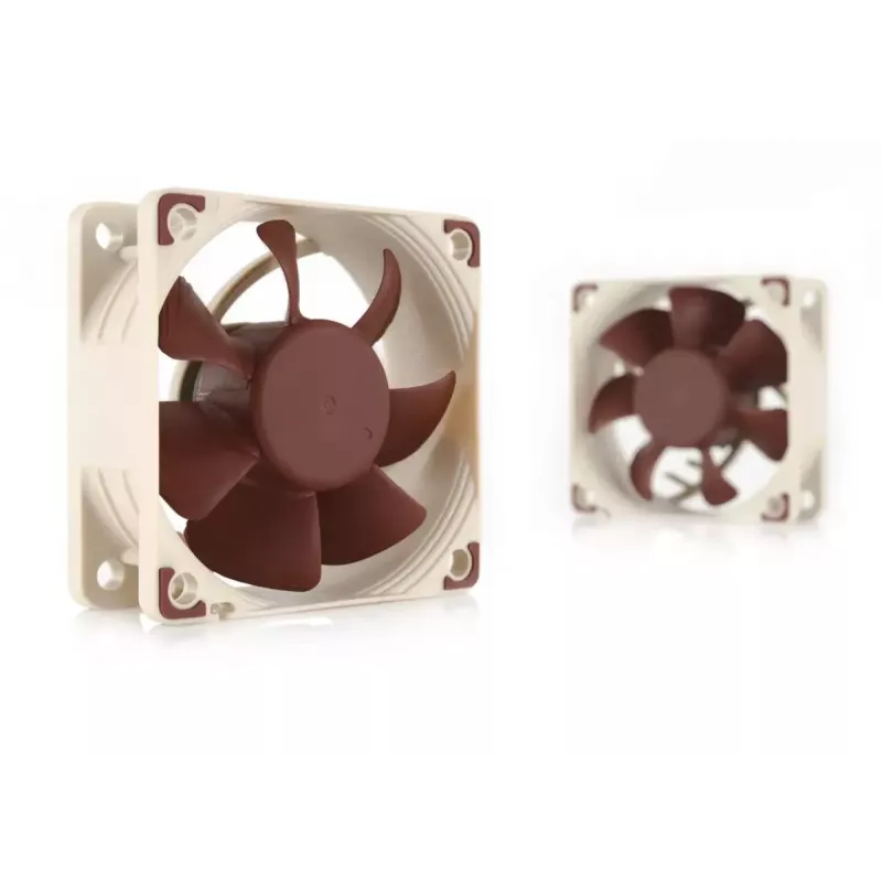 Ventoinha Noctua NF-A6x25 PWM 60 mm, 12 V, 550–3000 RPM, 29,2 m³/h, 19,3 dB