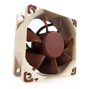 Ventoinha Noctua NF-A6x25 PWM 60 mm, 12 V, 550–3000 RPM, 29,2 m³/h, 19,3 dB