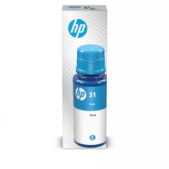 Cartucho HP 31 ciano 8000 páginas recarga de tinta 1VU26AE