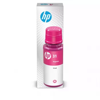 Frasco de tinta HP 31 magenta original 1VU27AE