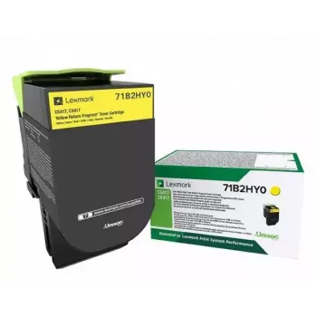Toner Lexmark 71B2HY0 3000 páginas amarelo