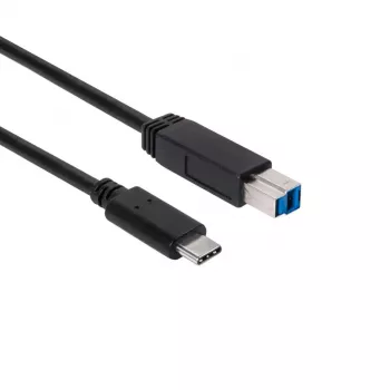 Cabo CLUB3D USB 3.1 Gen2 Type-C para Type-B macho/macho, 1 m / 3.3 pés