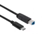 Cabo CLUB3D USB 3.1 Gen2 Type-C para Type-B macho/macho, 1 m / 3.3 pés