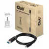 Cabo CLUB3D USB 3.1 Gen2 Type-C para Type-B macho/macho, 1 m / 3.3 pés