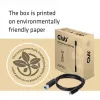 Cabo CLUB3D USB 3.1 Gen2 Type-C para Type-B macho/macho, 1 m / 3.3 pés