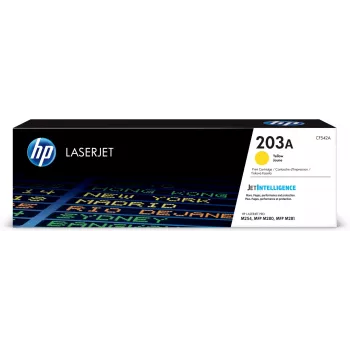 Cartucho de toner HP 203A amarelo original LaserJet