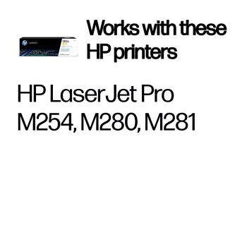 Cartucho de toner HP 203A amarelo original LaserJet