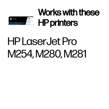 Cartucho de toner HP LaserJet 203X amarelo de alto rendimento original