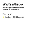 Cartucho de toner HP LaserJet 203X amarelo de alto rendimento original