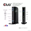 Estação de acoplamento CLUB3D USB3.2 Gen1 Type-A ou C ecrã duplo 4K60Hz certificada DisplayLink®