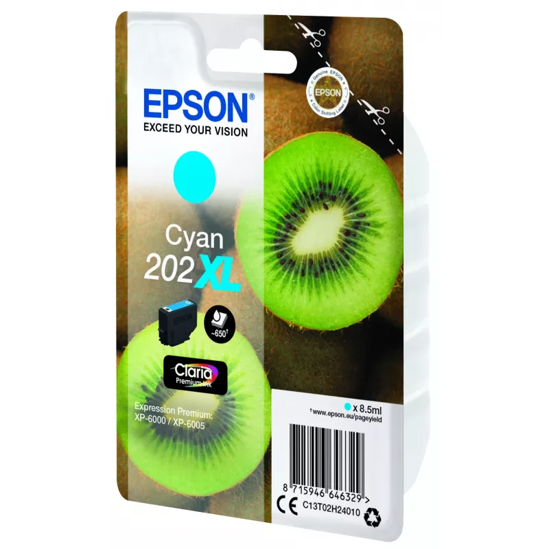 Cartucho Epson 202XL para Expression Premium XP-6000 ciano