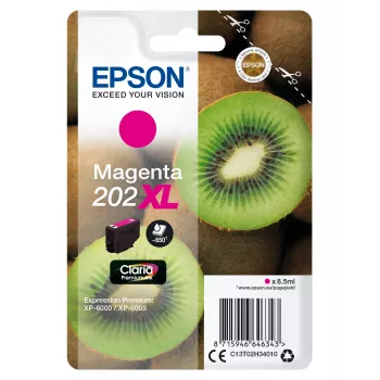Tinta Epson Kiwi embalagem individual magenta 202XL Claria Premium