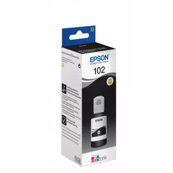 Frasco de tinta Epson 102 EcoTank pigmentado preto