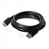 Club 3D CAC-2068 cabo DisplayPort 1.4, HBR3, 32,4 Gbps, 8K60Hz, M/M, 2 m, preto