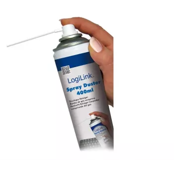 Spray de ar comprimido LOGILINK 072074 — para eletrónica e teclados, lata compacta