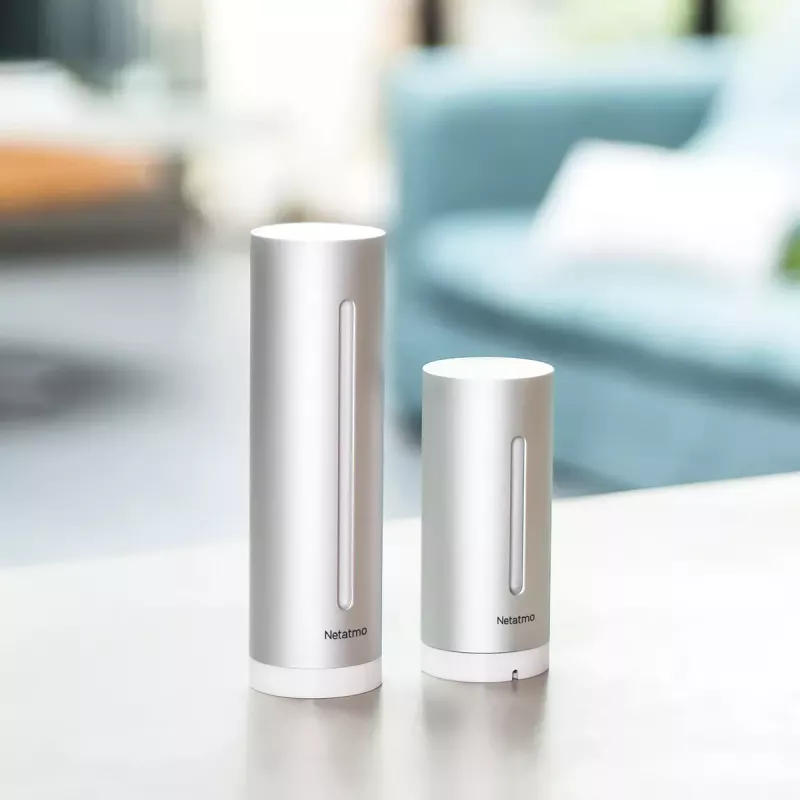 Estação meteorológica digital Netatmo NWS01-EC alumínio pilha/USB Wi-Fi