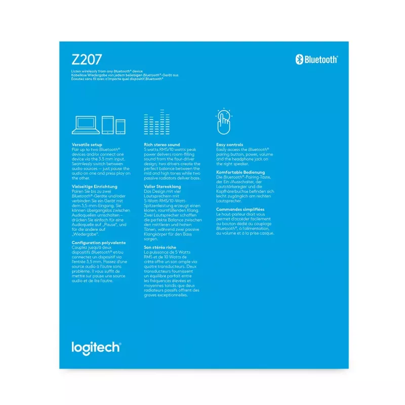 Altifalante Logitech Wireless Bluetooth preto 980-001295